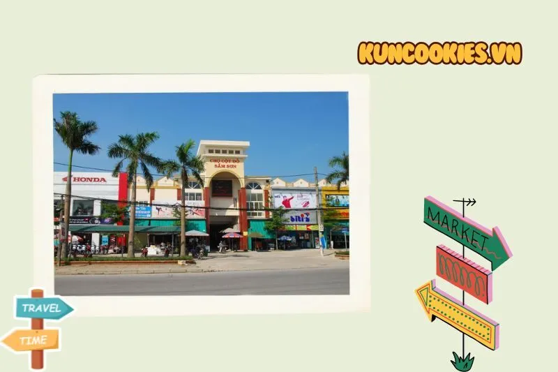 Chợ hải sản Cột Đỏ Sầm Sơn